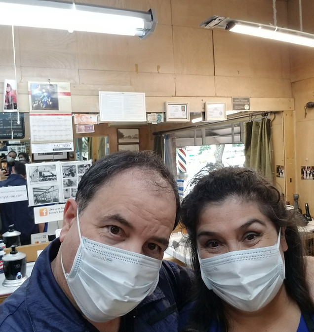 Earl and Tania Poyerd, Master Barbers